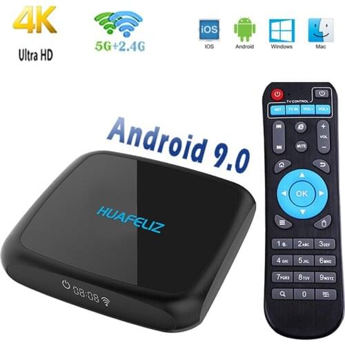 Smart Home Android TV box Android 9.0 4K 4GB RAM 64GB WIFI Youtube Netflix Cinema Google Media Player Smart TV Set Top Box