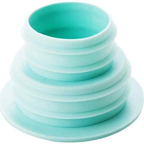 Universal 3.9cm - 6cm Bathroom Kitchen Floor Drain Pipe Sewer Anti Odor Seal Ring Washer Sealing Plug