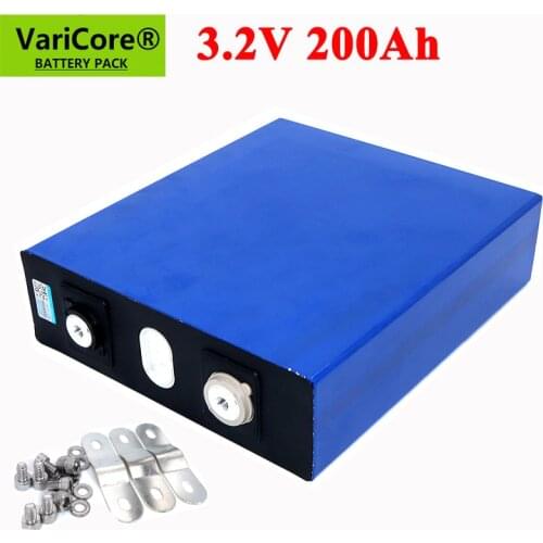 VariCore 3.2V 200Ah LiFePO4 lithium battery 3.2v 3C Lithium iron phosphate battery for 12V 24V battery inverter vehicle RV