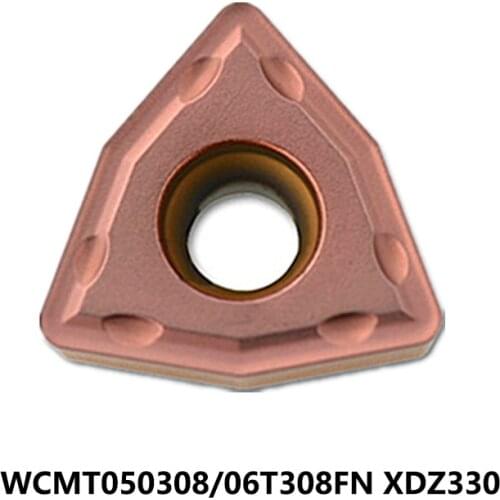 100% Original Insert 10pcs WCMT WCMT050308FN WCMT06T308FN XDZ330 WCMT050308 WCMT06T308 Carbide Inserts Lathe Cutter Tools