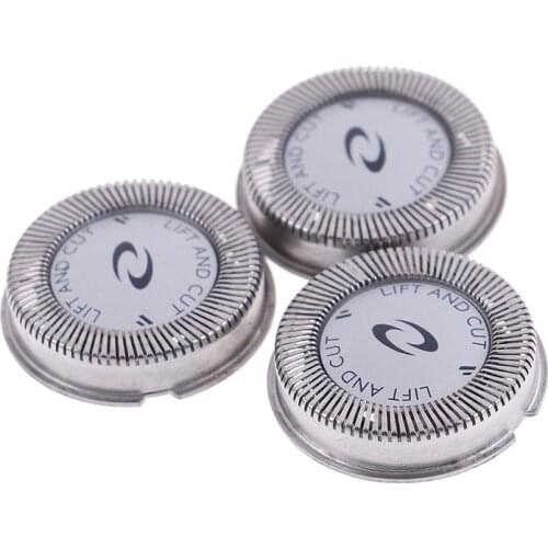 3Pcs Electric Razor Shaver Head Blade Cutters Replacement For HQ4 Quick cleaning Removing cinder Man facial