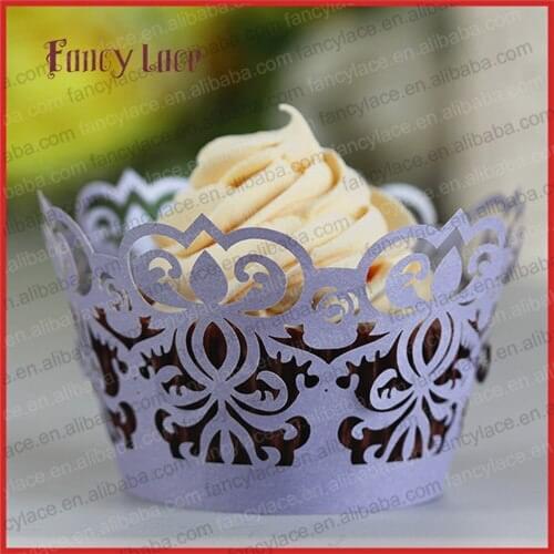 50pcs Hot Sale Halloween Laser Paper Cupcake Wrappers Birthday/Christmas Party Table Decorations Supplies