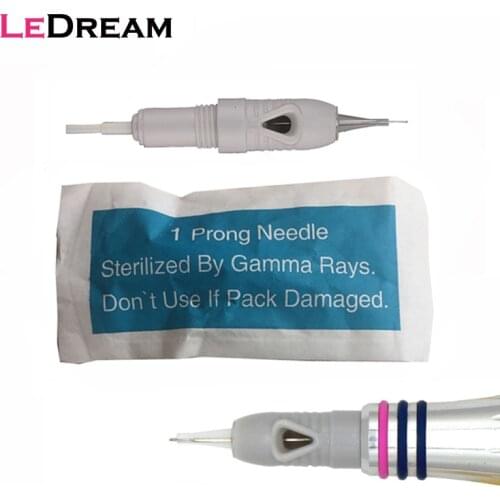 50pcs/lot Disposable Sterilized 8mm Screw Gray Tattoo Needles Cartridge 1P 1RL For Premium Charmant Permanent Liberty Pen