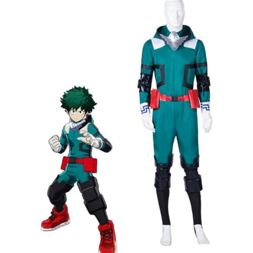 Anime My Hero Academia Izuku Midoriya Cosplay Costumes Boku no Hero Academia Deku Batting Suit Halloween Uniforms Custom Made