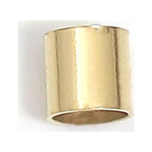 Beadsnice Round Tube Crimp End Beads For Rope Stopper Spacer Beads DIY Jewelry Making Findings ID 39972