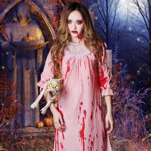 Brands WYB Halloween party pajamas costume Dance in her evening bar dance costumes adult female cosplay blood pajamas
