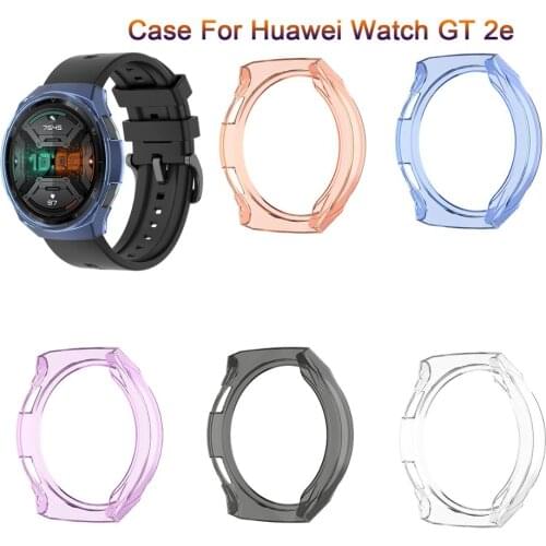 Watch Case For Huawei Watch GT 2e 50mm Case Soft Silicone TPU Protective Watch Cover Protector Sleeve Frame For Huawei GT2e Case