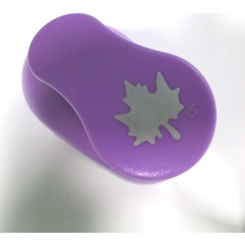 1.5" Punch Craft Scrapbooking Furador De Borda Maple Leaf Scrapbook Paper Cutter Perfurador Large Puncher DIY Children Toys