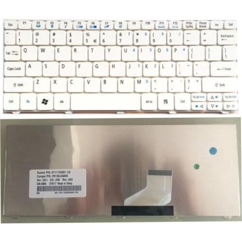 US White New English Replace laptop keyboard For GATEWAY EM350 N55C ZE7 NAV50 PAV50 PAV70