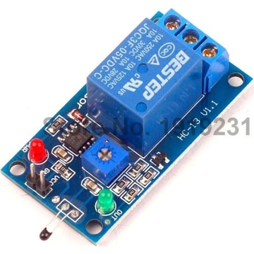5V Thermal Sensor Module 1 Channel Relay Module Combo Module Thermistor Temperature Sensor Module