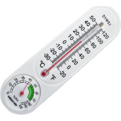 Wall Hanging Thermometer for Indoor Outdoor Home Garden Greenhouse Planting Humidity Meter Temperature Monitor Measurement Tool