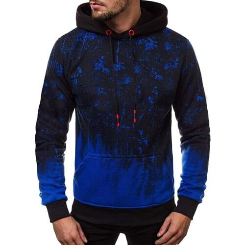 2020 New Style Casual Fashion Hoodie Men Casual Hooded Tops Autumn Winter Hoody Sweatshirts with Drawstring Man Hoodies