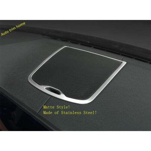 Dashboard Middle Speaker Audio Loudspeaker Frame Cover Trim For BMW X3 G01 2018 2019 2020 2021 Accessories Stainless Steel