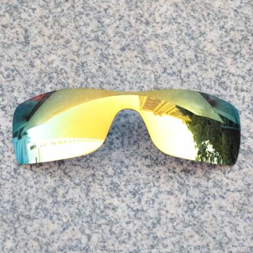 E.O.S Polarized Enhanced Replacement Lenses for Oakley Batwolf Sunglasses -24K Gold Polarized Mirror