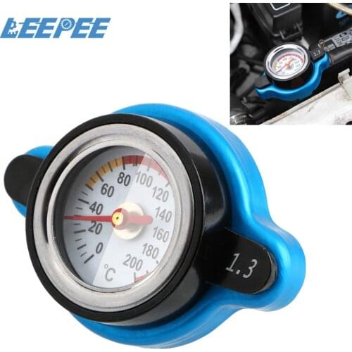 Pressure Balance Function Thermo Radiator Cap Temperature Gauge 0.9/1.1/1.3 Bar Tank Cover Replacement Water Temp Meter