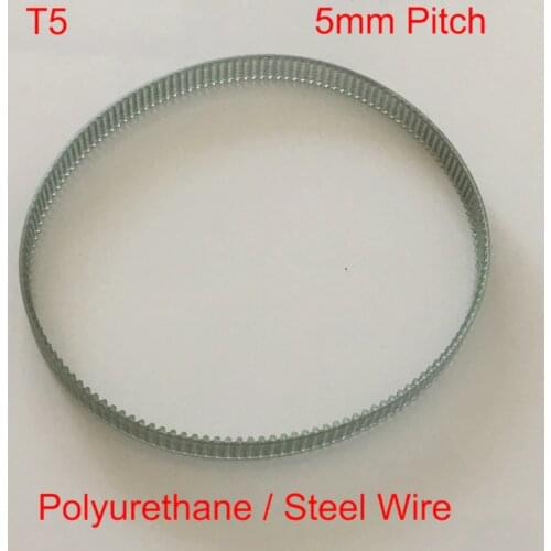 T5 800mm 810mm 815mm 160 162 163 T Tooth 10mm 15mm 20mm 25mm 30mm Width 5mm Polyurethane PU Steel Wire Synchronous Timing Belt