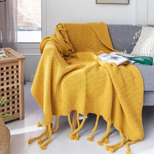 New American style thick needle blanket, sofa cover blanket, lunch break air conditioning blanket