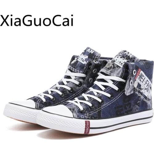 Spring and Autumn Breathable Men Casual Shoes Cow Leather Male Canvas Shoes Young People Lace-up Flats Non-Leather Casual Shoes