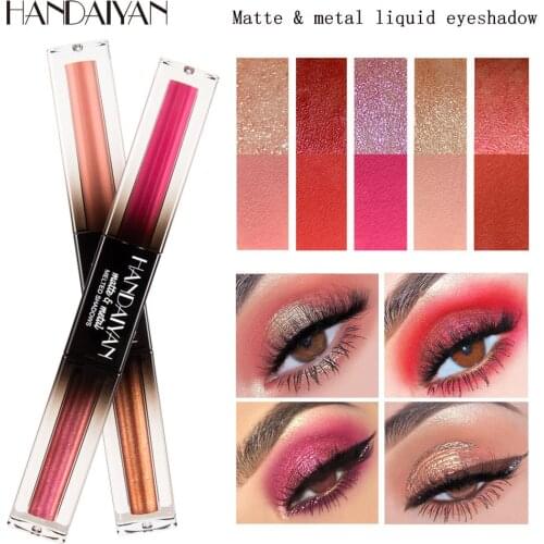 HANDAIYAN Double-Head Liquid Eyeshadow Pearly Matte Water Eyeshadow