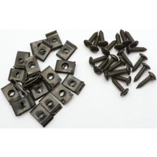 10X 6Mm Universal Motorcycle Fairing Body Bolts Scooter Nuts Bolts M6 Spire Speed Fastener Clips Screw Spring Bolts Nuts