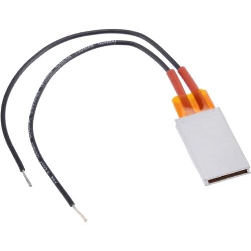 12V AC-DC 50W Thermostat PTC Heating Element Constant Temperature Heater Plate 35x21x5mm Aluminum Heater Plate