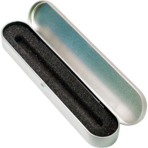 200pcs Silver Tin Pencil Case Pen Storage Box Stationery Organizer School Home Office Use SN222