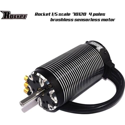 SURPASS HOBBY Rocket 70120 680KV 620KV 480KV high-torque Sensorless Brushless Motor for 1/5 Scale RC Monster Off-road Truck Car