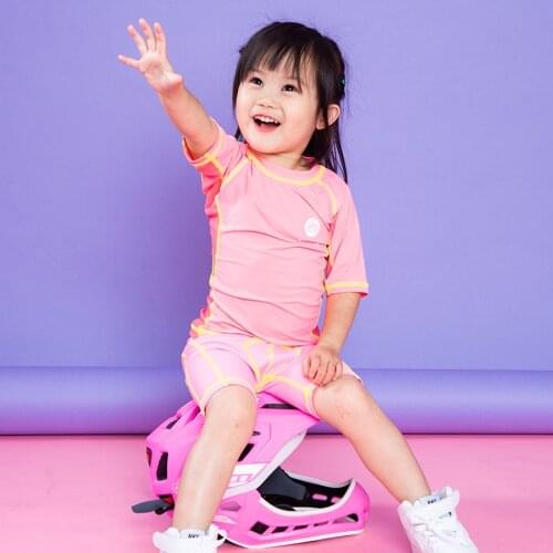 Kids Cycling Jersey 2020 Summer Breathable Quick Dry Shorts Fluorescent Pink Children Bike Clothes Boys Girls Bicycle Sportwear