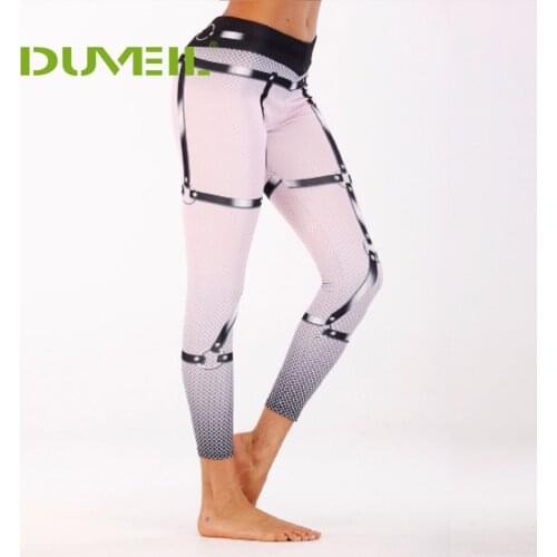 DUVEIL Fashion Printed Buttocks Pants Tights Sportswear Woman Gym Yoga Pants Sport Leggings Fitness Compression Female Legins