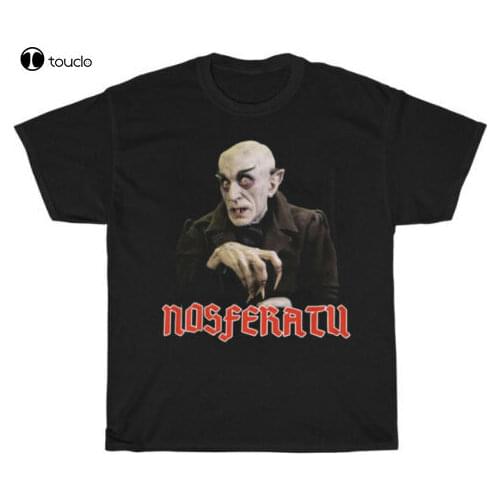 Nosferatu Vampire Dracula Classic Horror Movie Short Sleeve T-Shirt Black Tee Shirt