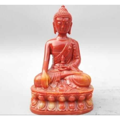 Chinese Shoushan stone Medicine Buddha statue