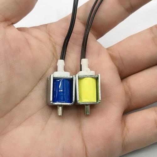 DC 3V Micro Electric Solenoid Exhaust Valve Normally Open Gas Air Valve Monitor