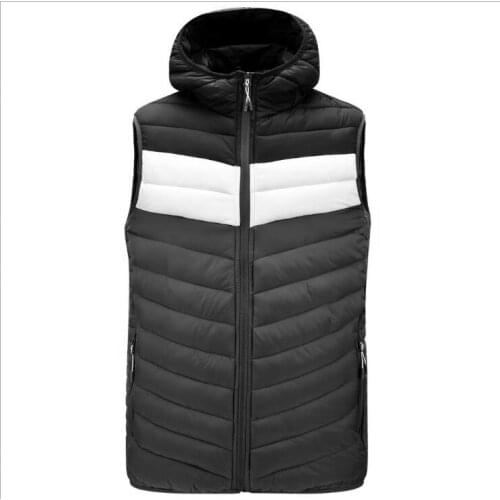 2021 New Men Vest spring and autumn cotton vest thickened warm vest men coat spring handsome shoulder fashion clthes