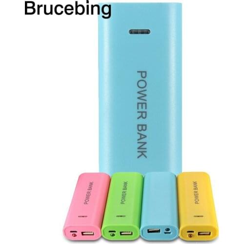 New Ultra thin protable 5V USB cable Power Bank Case Kit 18650 Battery Charger DIY Box For Cell Phone All Smartphone