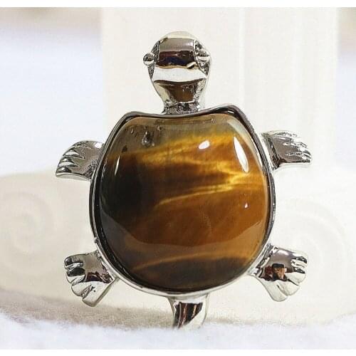 Fashion tiger Eye Turtle Pendant jewelry for women necklace wholesale/retail hot sale pendant B827
