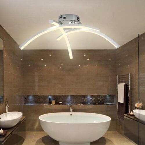 Modern Trigeminal 85-265V LED Ceiling Lamp Chandelier Bedroom Living Room Aluminium LED Panel Light Indoor Lighting Decor Lamp