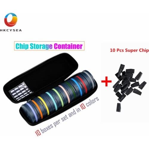 2M2 Magic Tank Chip Storage Container Box Transponder Box with 10pcs VVDI Super XT27 Chip