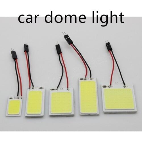 10 pieces hot sale COB 36 Chip LED Car Panel Interior Light T10 Festoon Dome car light source 12V 3W Car LED bulbs Reading lamp