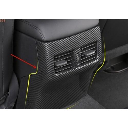For Mazda 3 AXELA 2020 High-quality ABS Chrome Rear air conditioner air outlet decoration anti kick plate Car styling