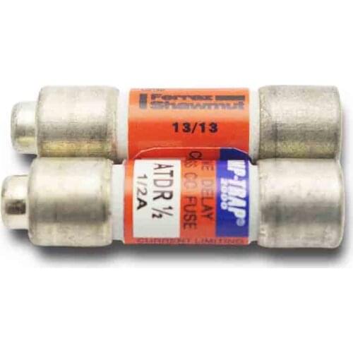 10pcs Power Fuse ATDR1/2 600V 1/2A Time Delay Car Fuse for small motor Protection