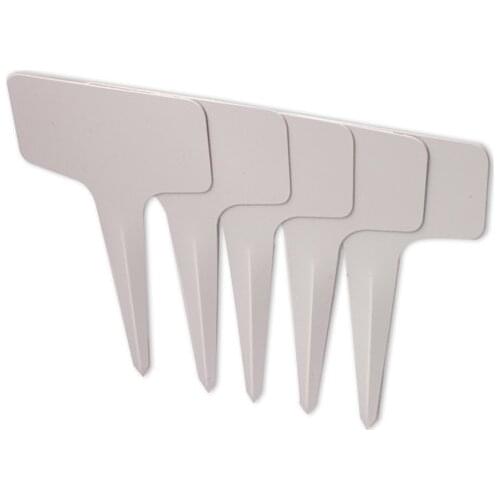 100Pcs Garden Labels T-type Plant Labels Classification writing plate board for Nursery Pots Garden Plant Seedling Mark Tools