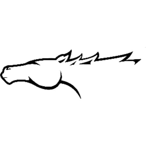 16.9cm*5.9cm Horse Cartoon Fashion Motorcycle Car Styling Stickers Decals Vinyl