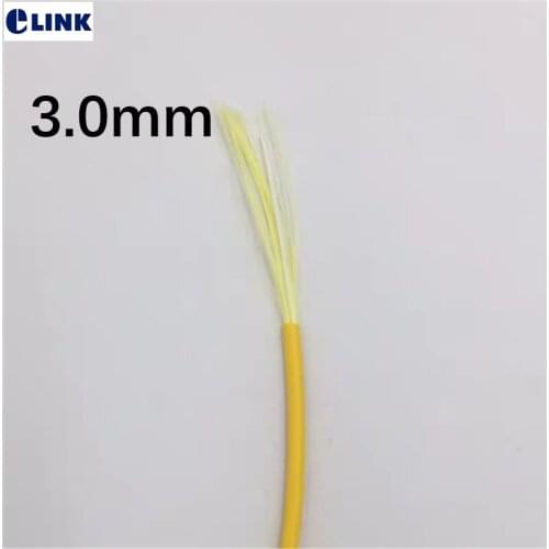 2000mtr fiber optic cable 9/125um G652D 3.0mm Simplex Singlemode yellow for fiber patchcord ftth optic SM SX wire 1km/roll ELINK