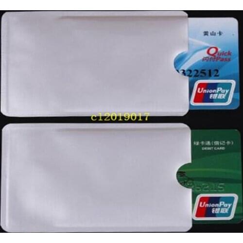 20000pcs/lot RFID Blocking Sleeves Credit Card & Passport blocker Holders Case anti-theft waterproof bank case