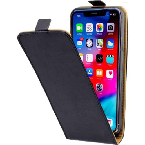 Magnetic Vertical Up Down Flip Leather Card Slot TPU Back Case Cover For Apple iPhone 11 Pro Max / 11 Pro / 11