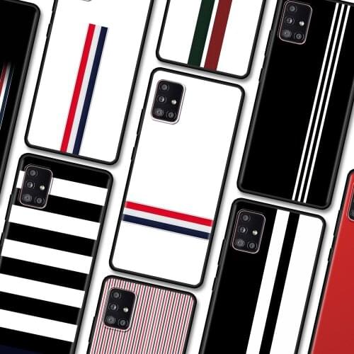 Black Case For Samsung Galaxy A22 A51 A12 A21s A71 A31 A52 A32 A02s A72 A42 A02 A01 A11 TPU Fundas Fashion Tom Brown