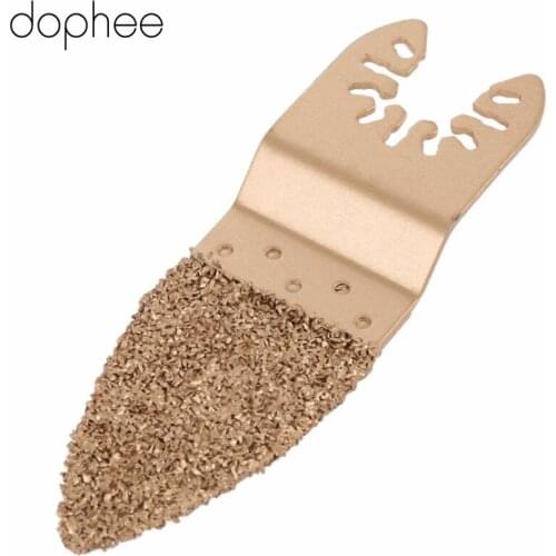 Dophee 32.5*78mm Oscillating Multi Tool Carbide Finger-shaped Cutter Saw Blade Woodworking Cutting Tool For Fein Renovator Tool