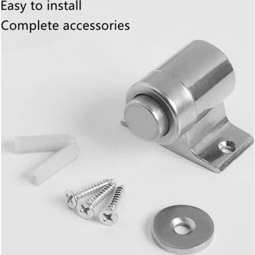 Door stop door resistance to invisibly absorb anti-collision anti-collision wall suction door stop bathroom strong magnetic door