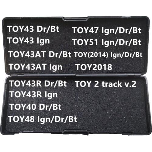 Lishi 2 in 1 Tool TOY43 TOY43AT TOY43R TOY47 TOY51 TOY2014 TOY2018 TOY2 TOY48 TOY40 for toyotalocksmith tool for toyota