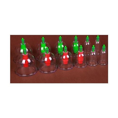 Magnet Therapy Thickening Aspirating Vacuum Cupping Medical Cans Body Massage Relaxation Kit Pain Relieve Home Use Massage Tool